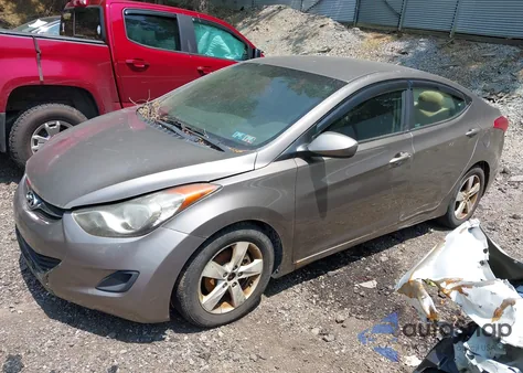 2011 Hyundai Elantra Gls from USA, damaged, VIN 5NPDH4AE7BH052081